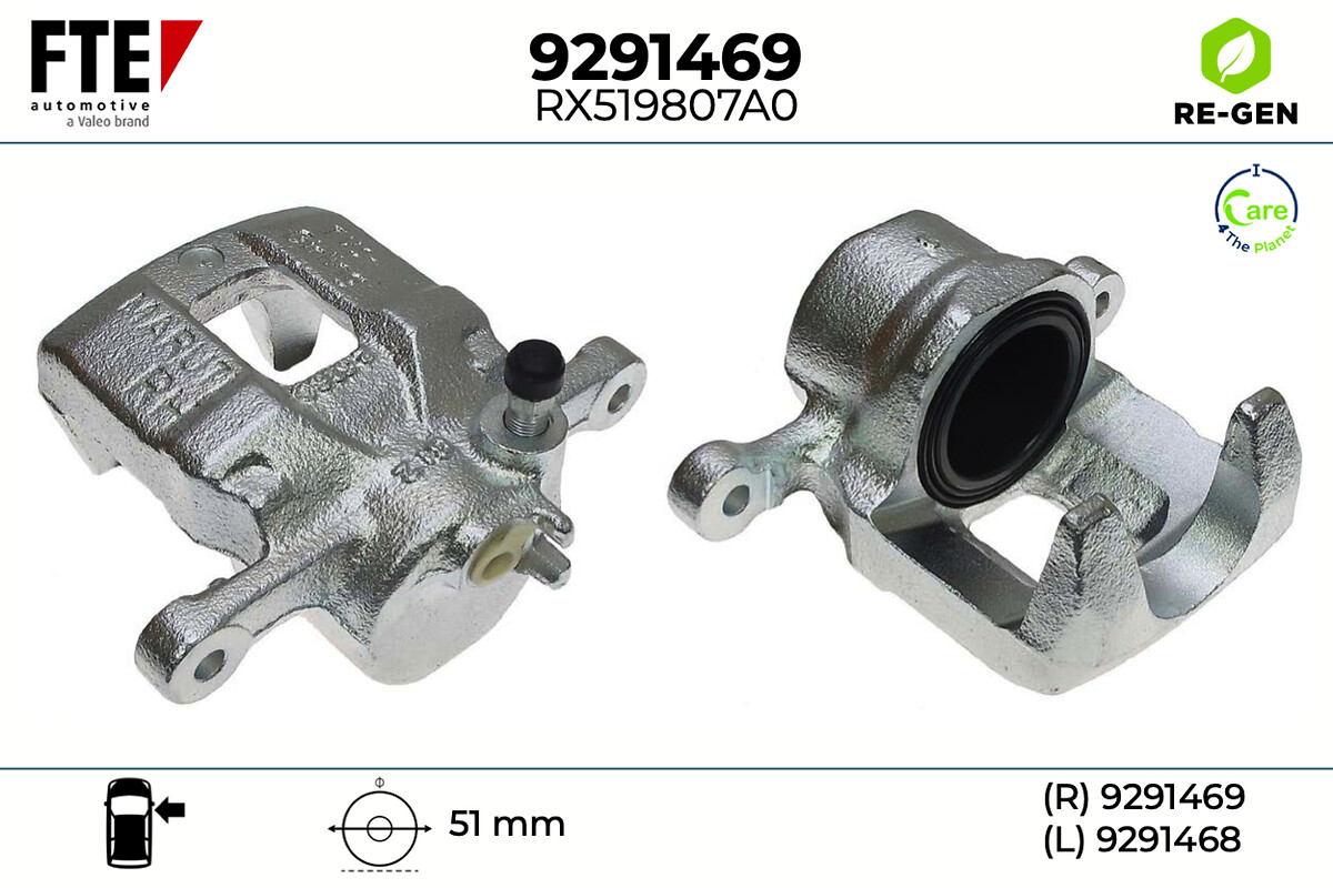 Étrier de frein FTE automotive GmbH ref. 9291469