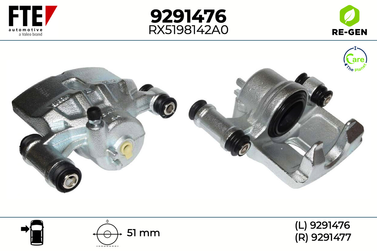 Étrier de frein FTE automotive GmbH 9291476