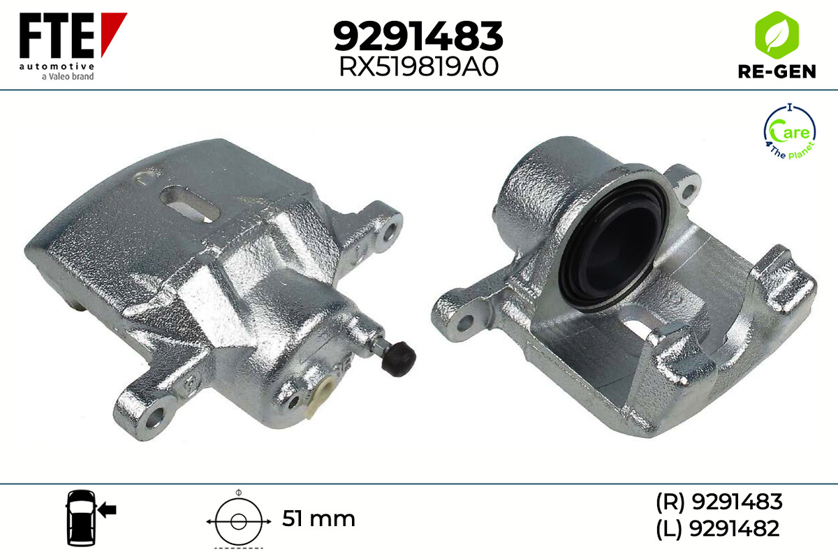Étrier de frein FTE automotive GmbH 9291483