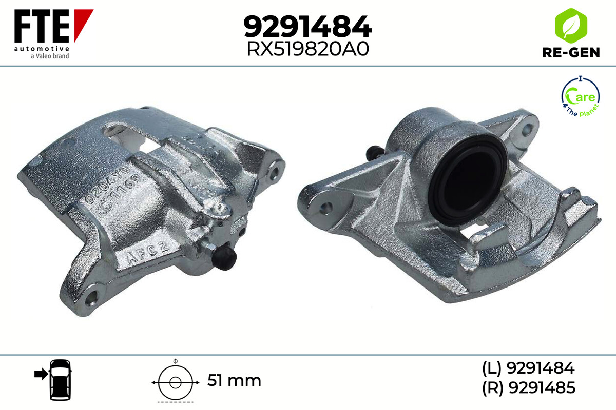 Étrier de frein FTE automotive GmbH 9291484