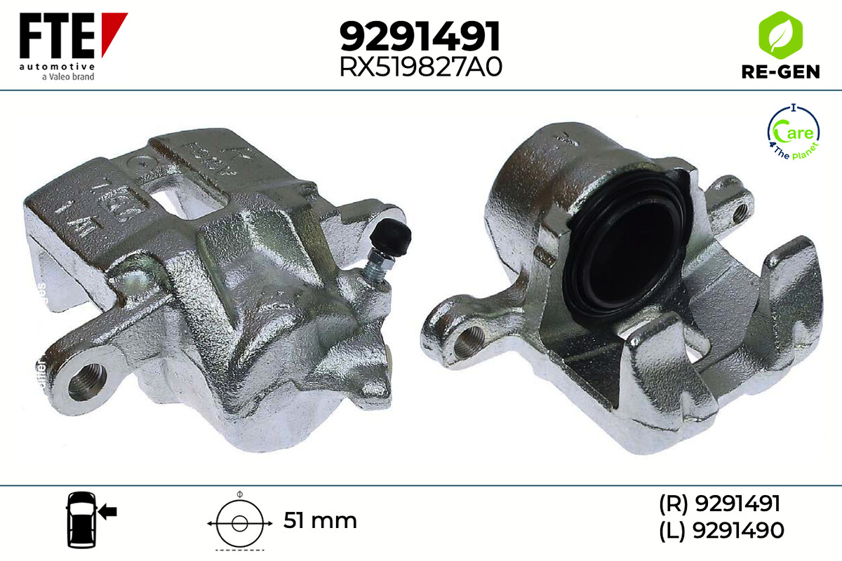 Étrier de frein FTE automotive GmbH ref. 9291491