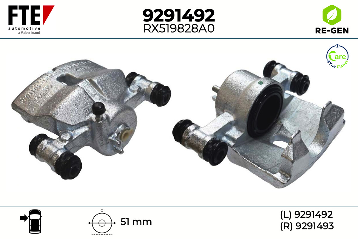 Étrier de frein FTE automotive GmbH ref. 9291492