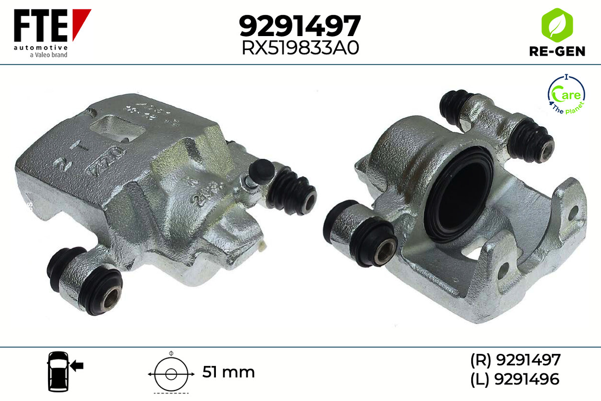 Étrier de frein FTE automotive GmbH ref. 9291497