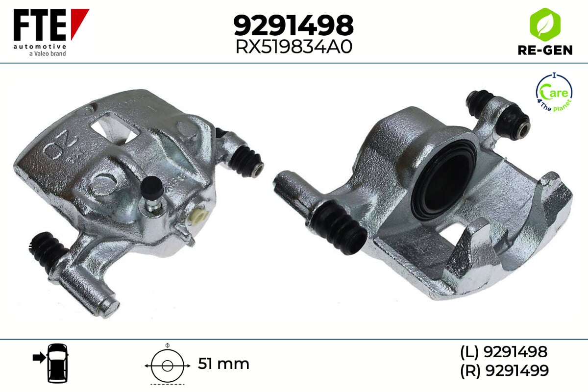 Étrier de frein FTE automotive GmbH ref. 9291498