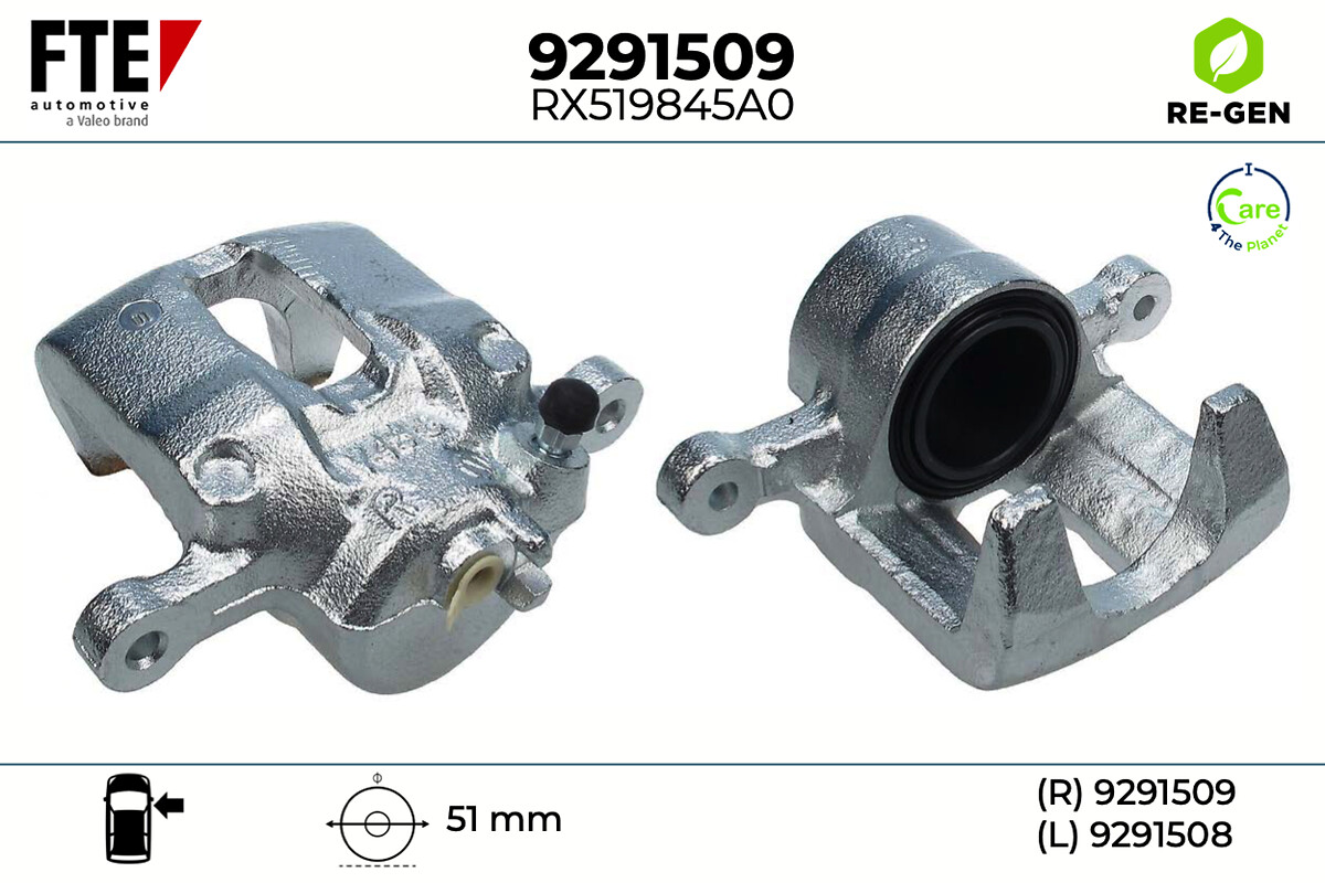 Étrier de frein FTE automotive GmbH 9291509