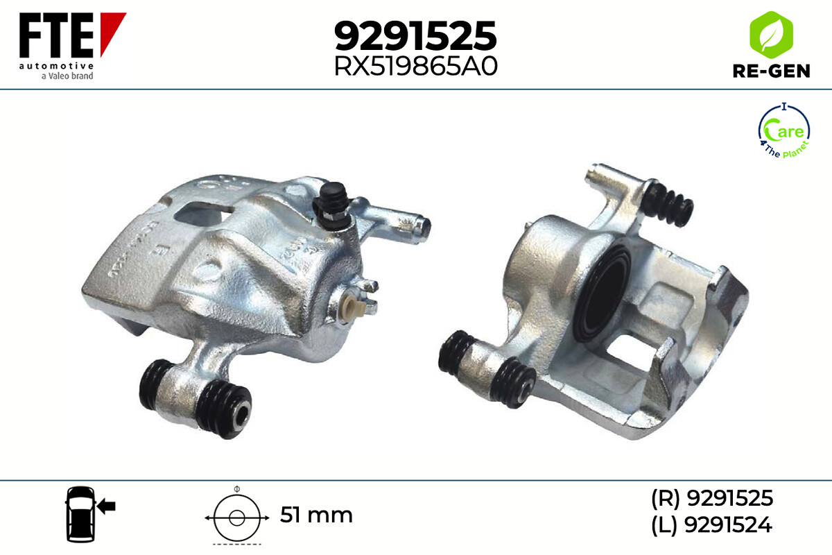 Étrier de frein FTE automotive GmbH 9291525