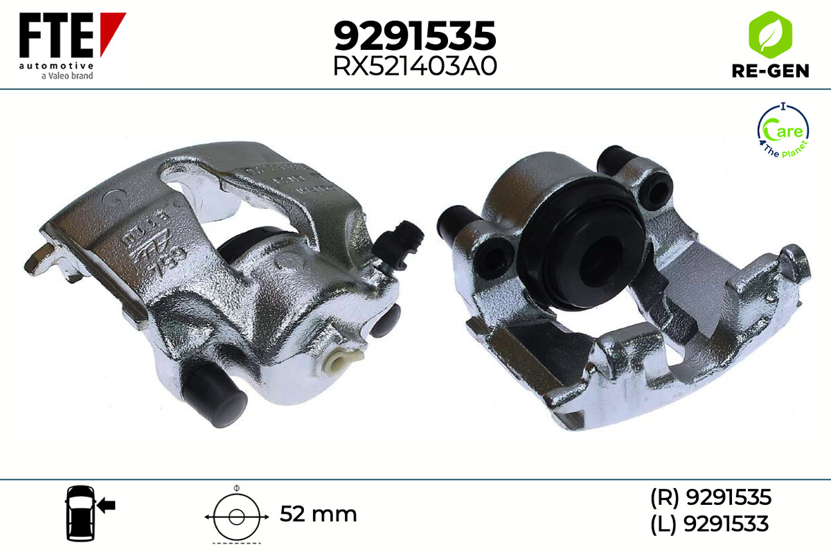 Étrier de frein FTE automotive GmbH 9291535
