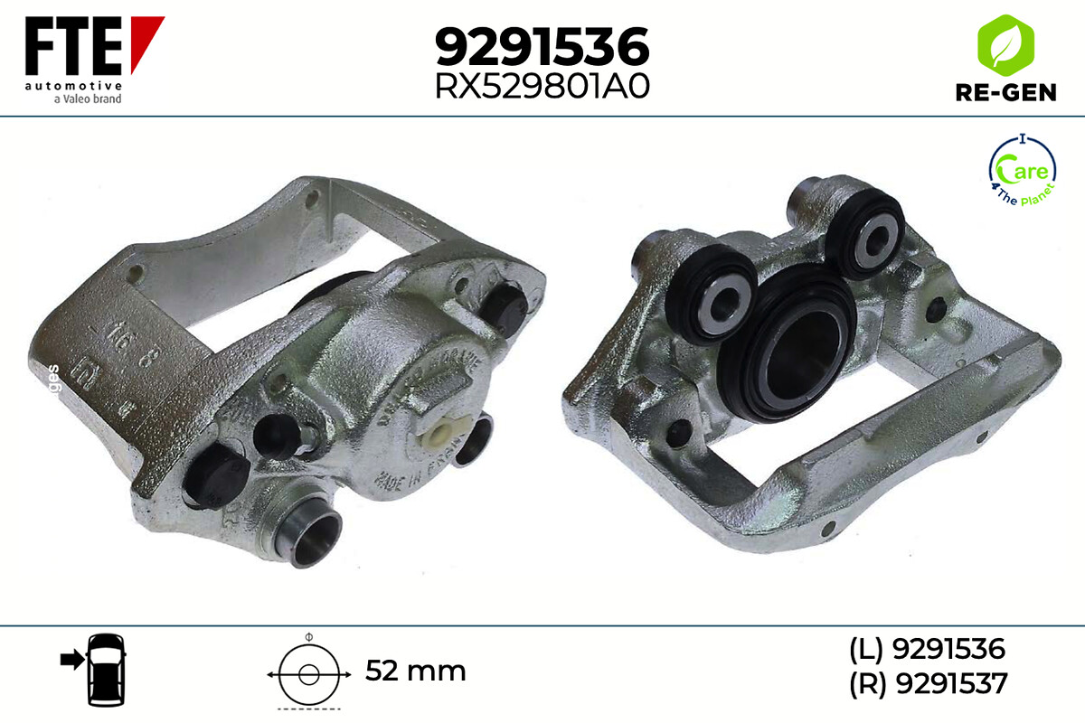 Étrier de frein FTE automotive GmbH ref. 9291536