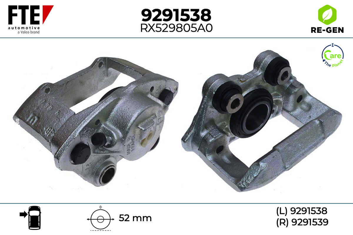 Étrier de frein FTE automotive GmbH ref. 9291538