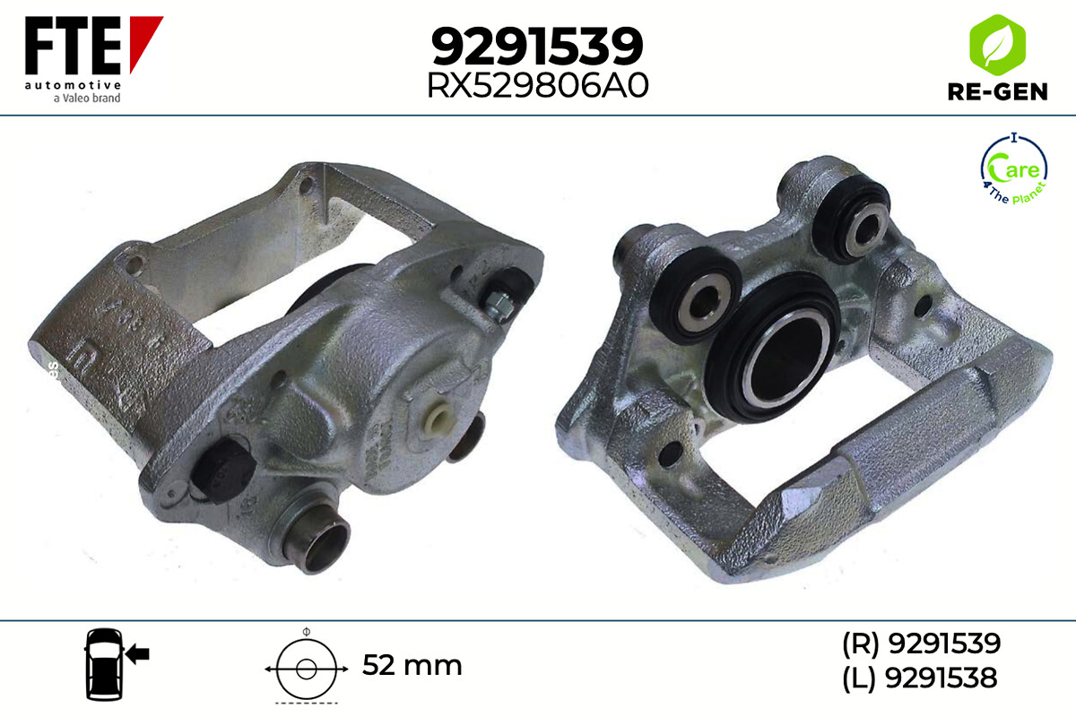 Étrier de frein FTE automotive GmbH ref. 9291539