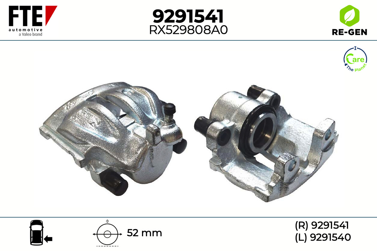 Étrier de frein FTE automotive GmbH ref. 9291541