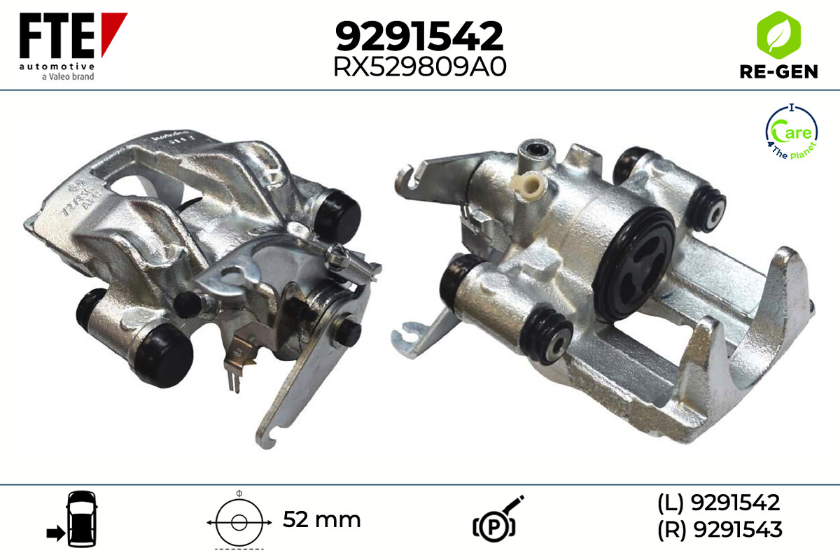Étrier de frein FTE automotive GmbH ref. 9291542
