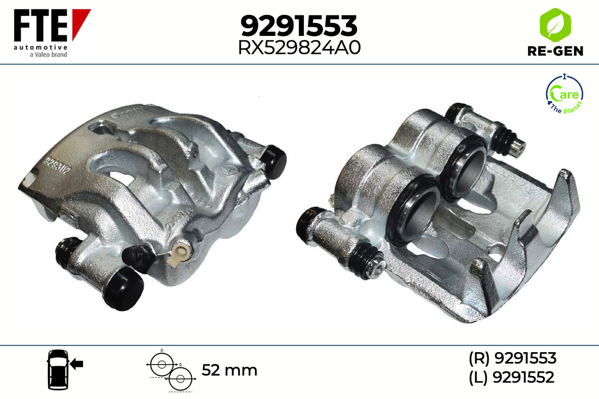 Étrier de frein FTE automotive GmbH ref. 9291553