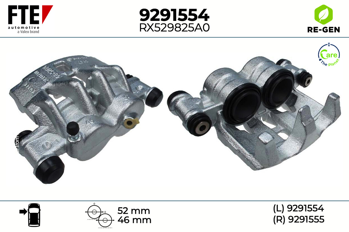 Étrier de frein FTE automotive GmbH ref. 9291554