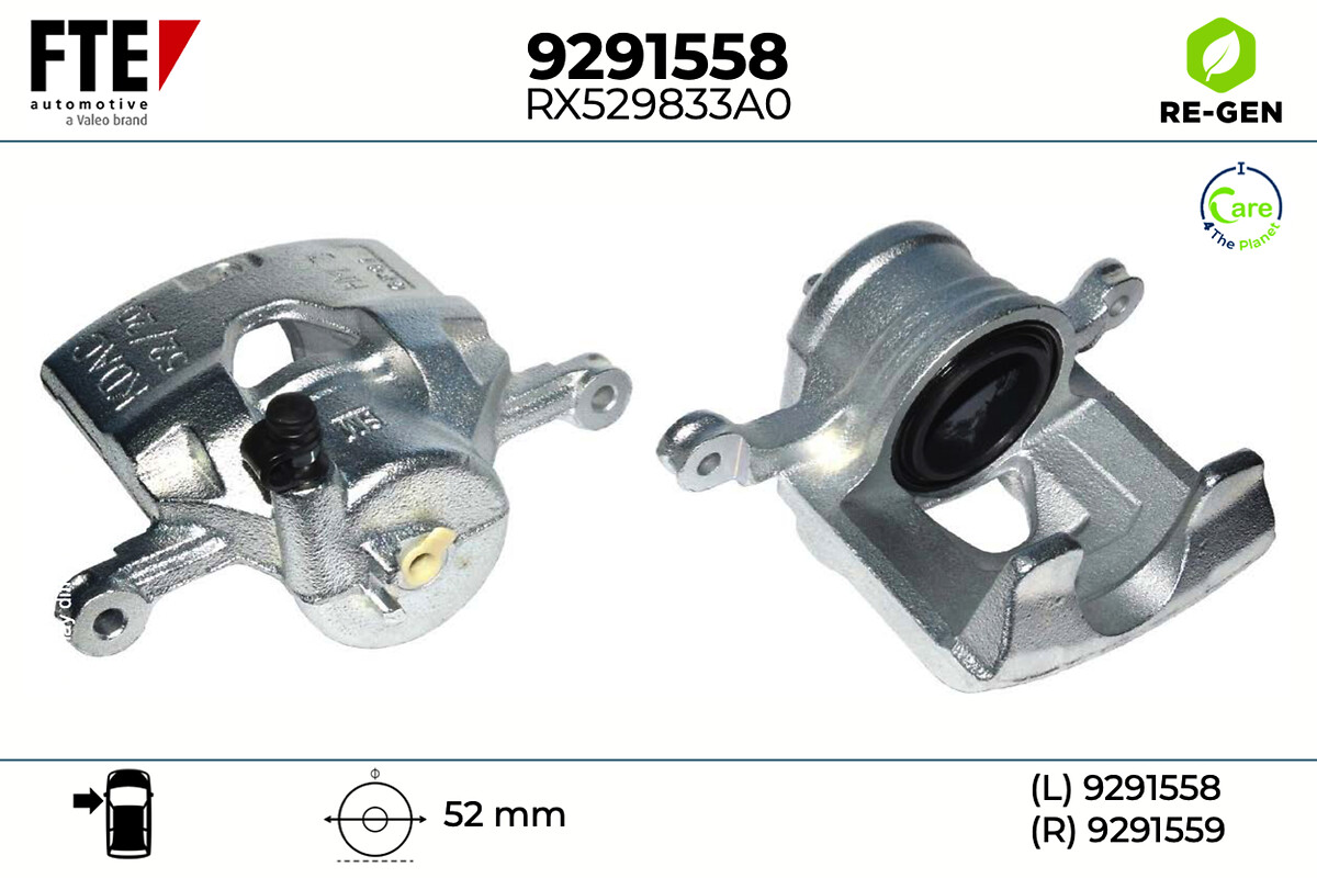 Étrier de frein FTE automotive GmbH ref. 9291558