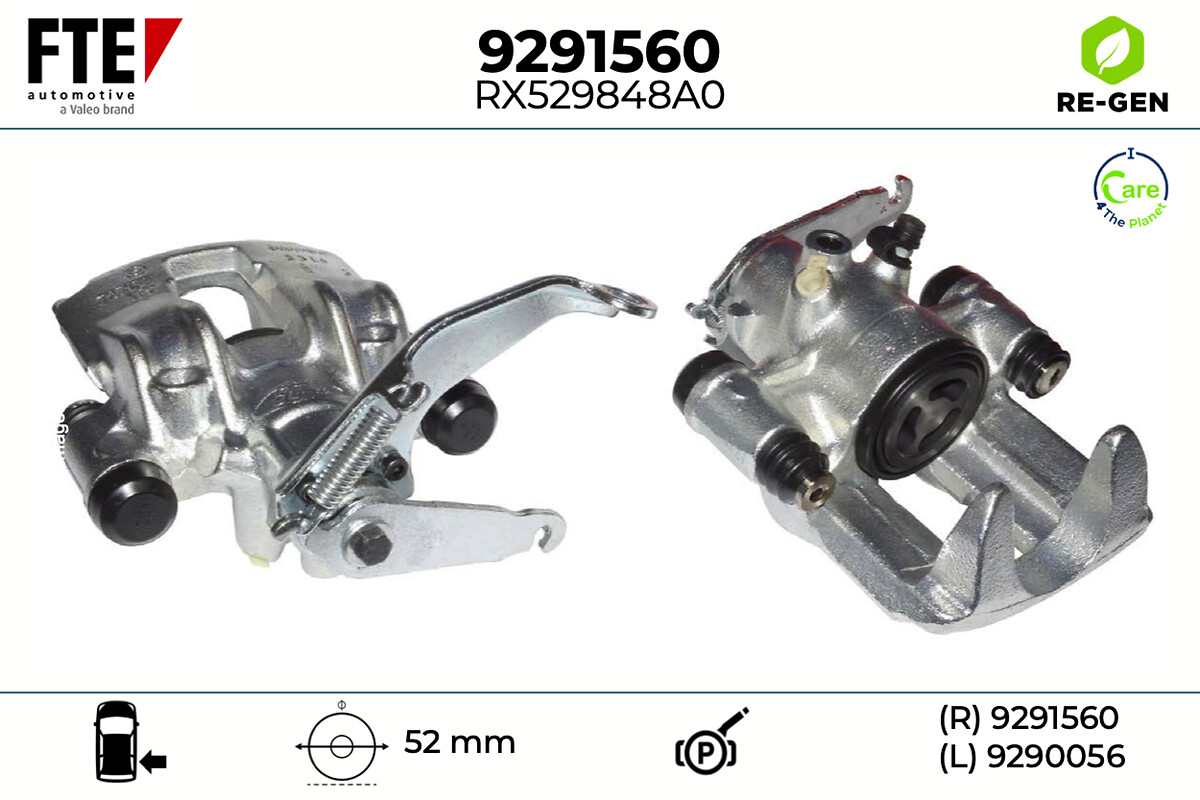Étrier de frein FTE automotive GmbH ref. 9291560