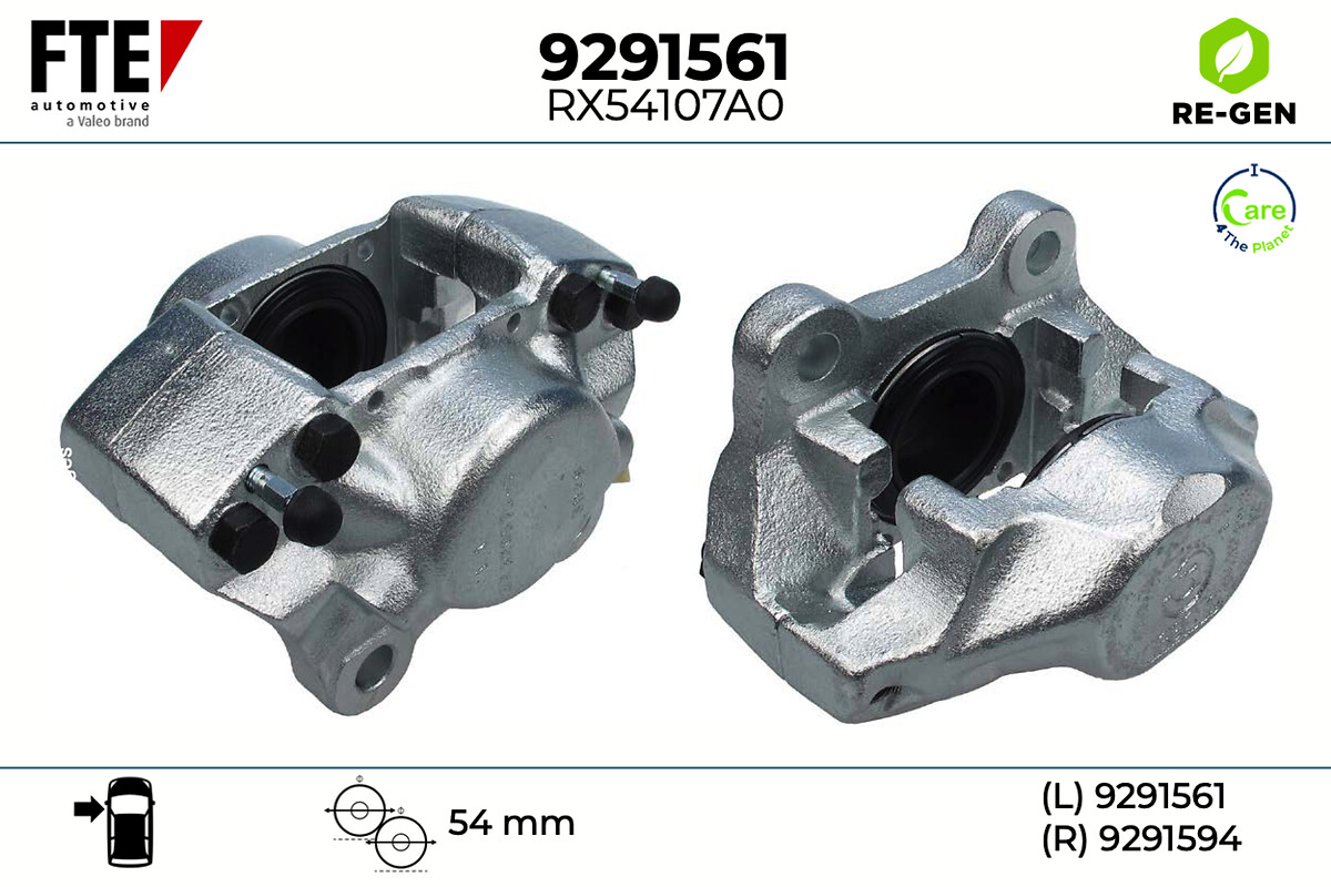 Étrier de frein FTE automotive GmbH ref. 9291561