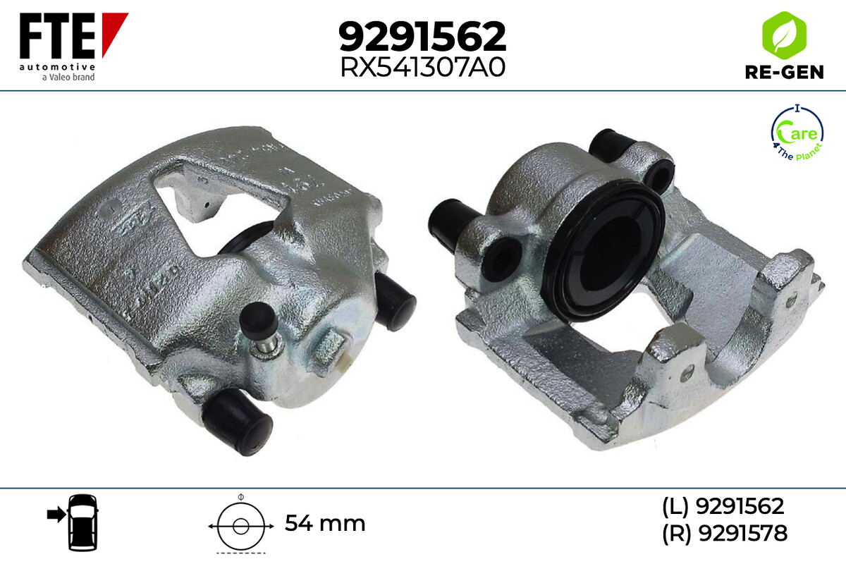 Étrier de frein FTE automotive GmbH ref. 9291562