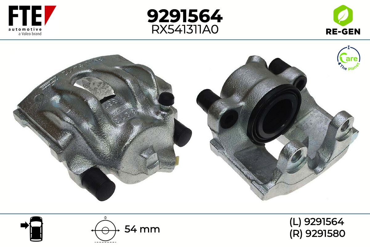 Étrier de frein FTE automotive GmbH ref. 9291564