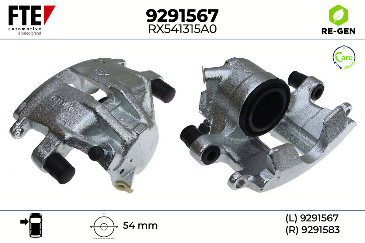 Étrier de frein FTE automotive GmbH ref. 9291567