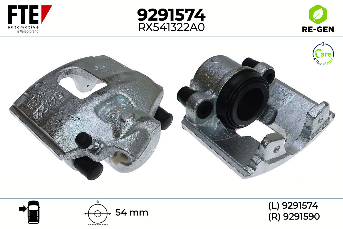 Étrier de frein FTE automotive GmbH ref. 9291574
