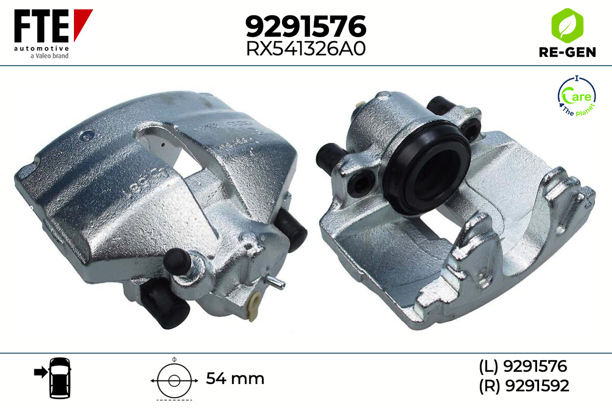 Étrier de frein FTE automotive GmbH ref. 9291576