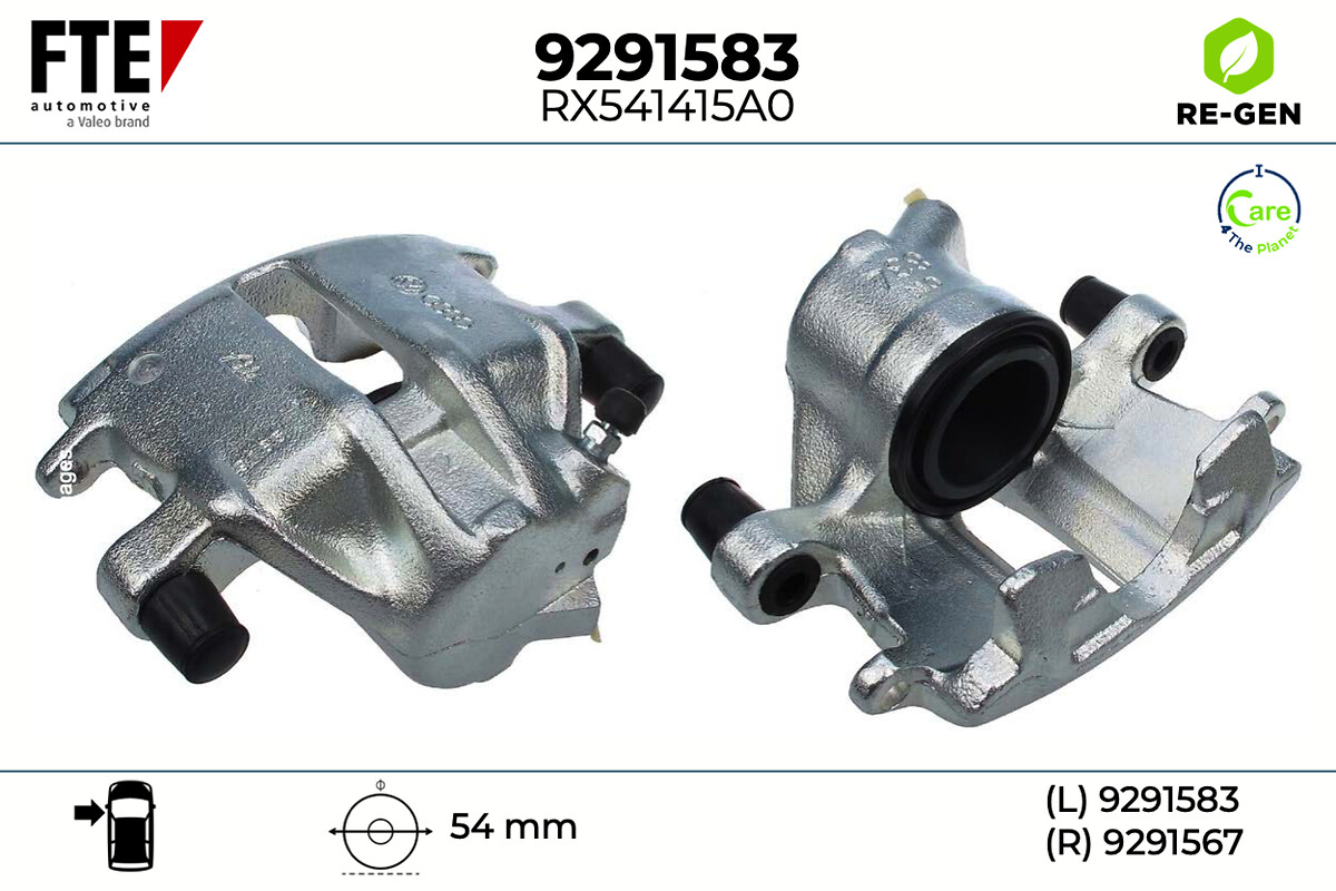 Étrier de frein FTE automotive GmbH ref. 9291583