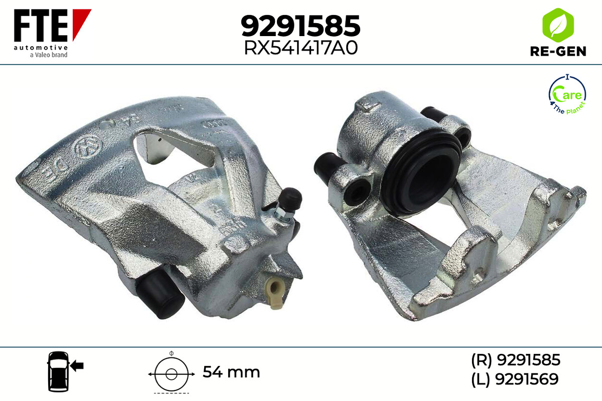 Étrier de frein FTE automotive GmbH ref. 9291585