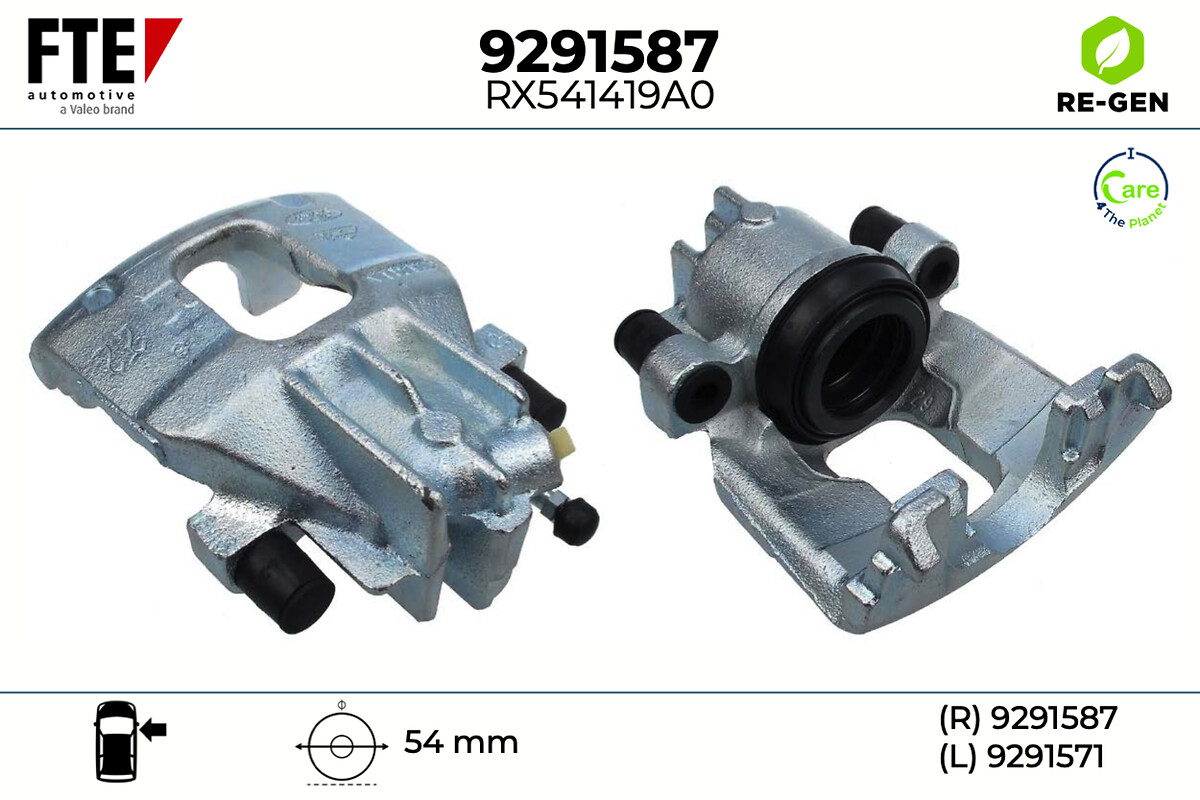 Étrier de frein FTE automotive GmbH ref. 9291587
