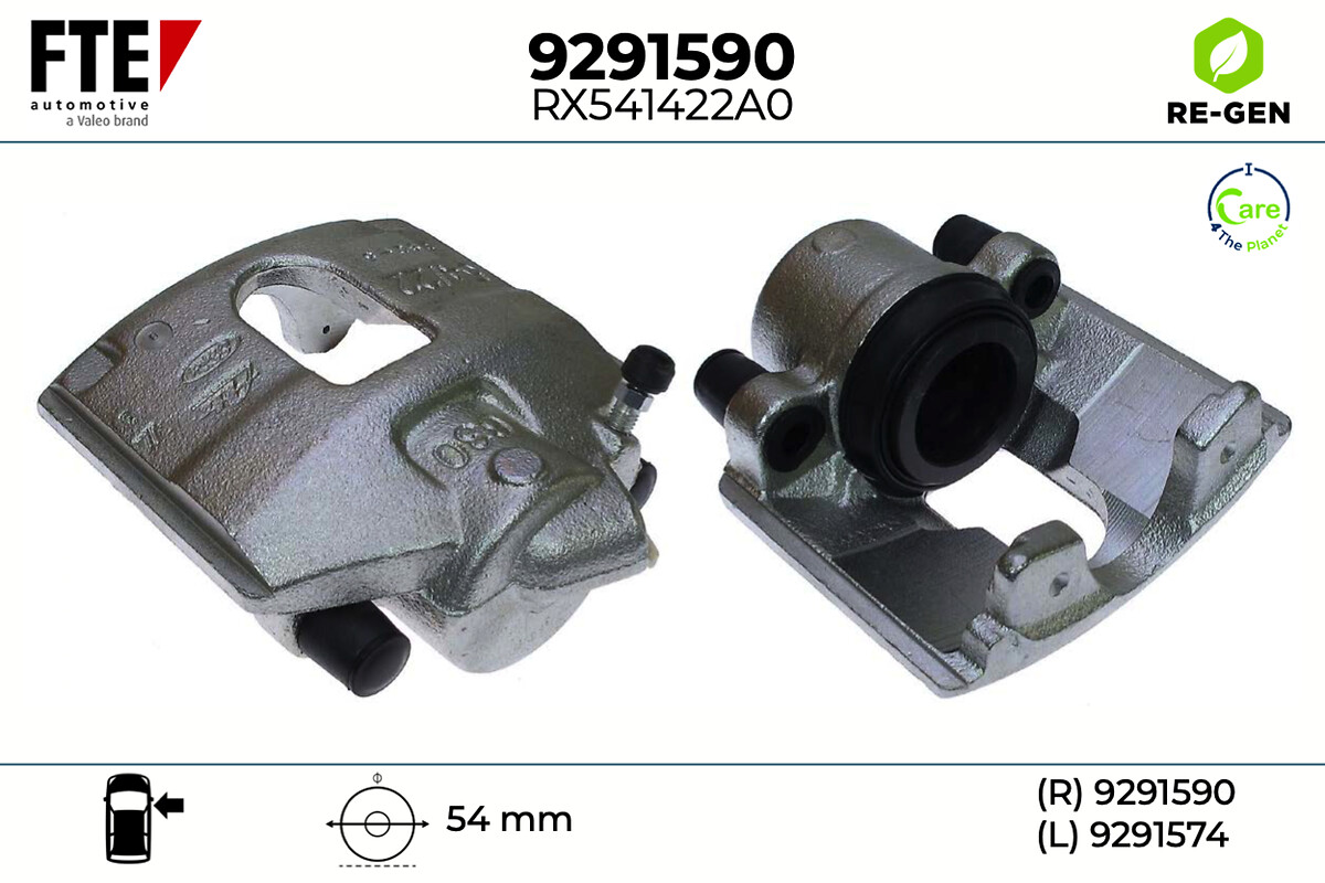 Étrier de frein FTE automotive GmbH ref. 9291590