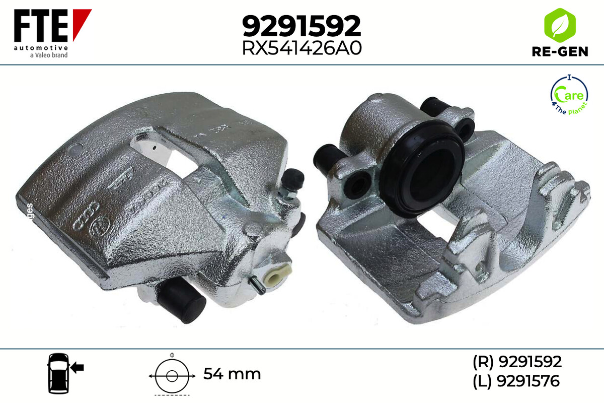 Étrier de frein FTE automotive GmbH ref. 9291592