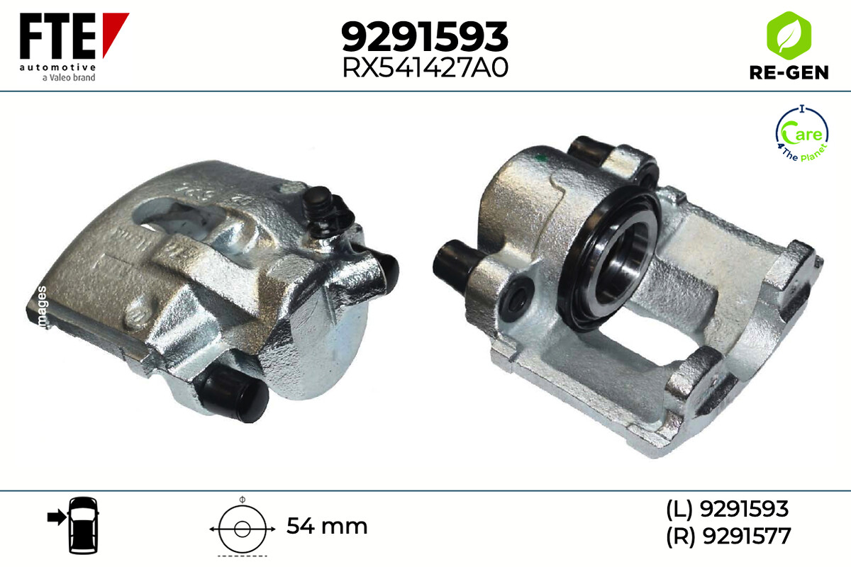 Étrier de frein FTE automotive GmbH ref. 9291593