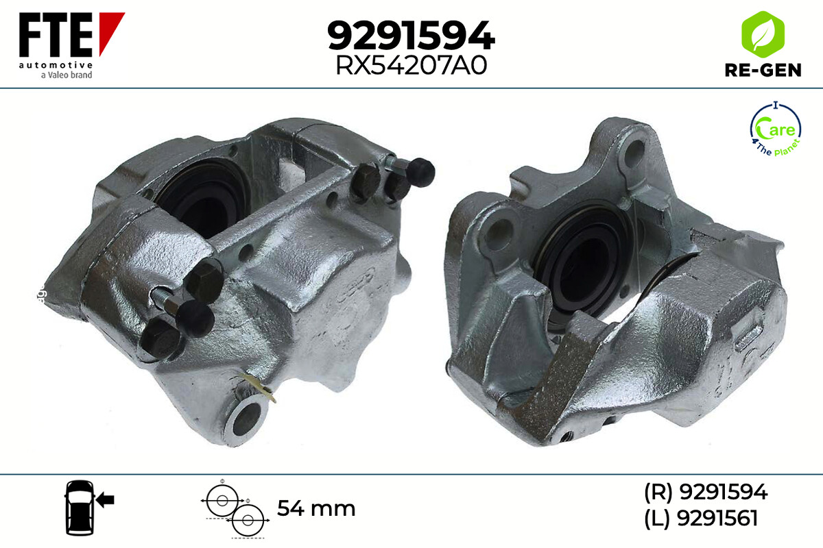 Étrier de frein FTE automotive GmbH ref. 9291594