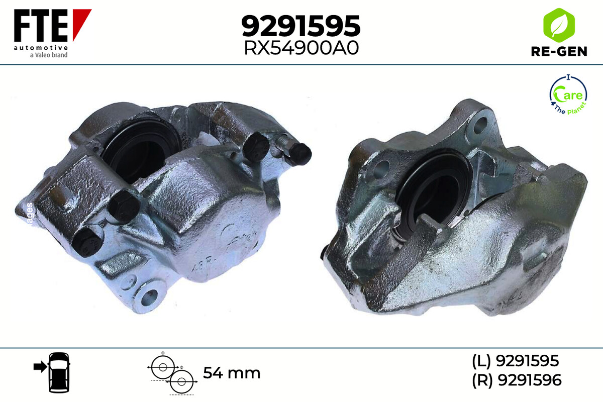 Étrier de frein FTE automotive GmbH ref. 9291595