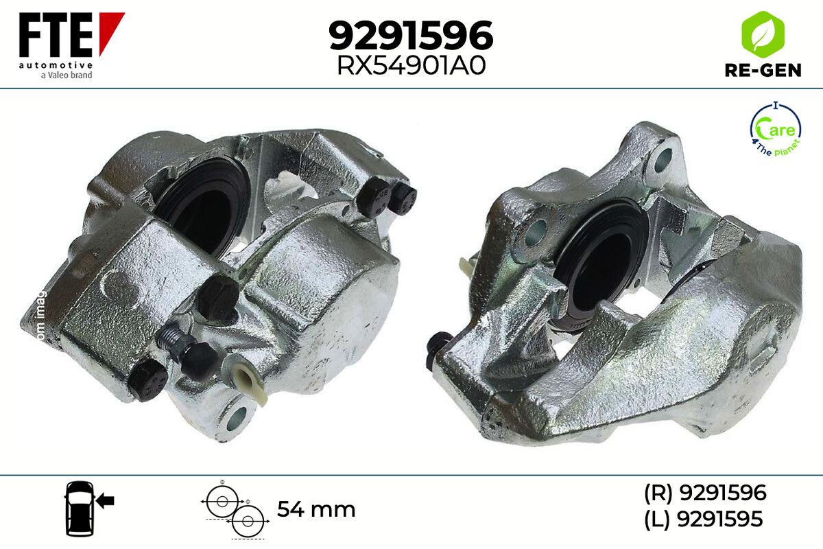 Étrier de frein FTE automotive GmbH ref. 9291596