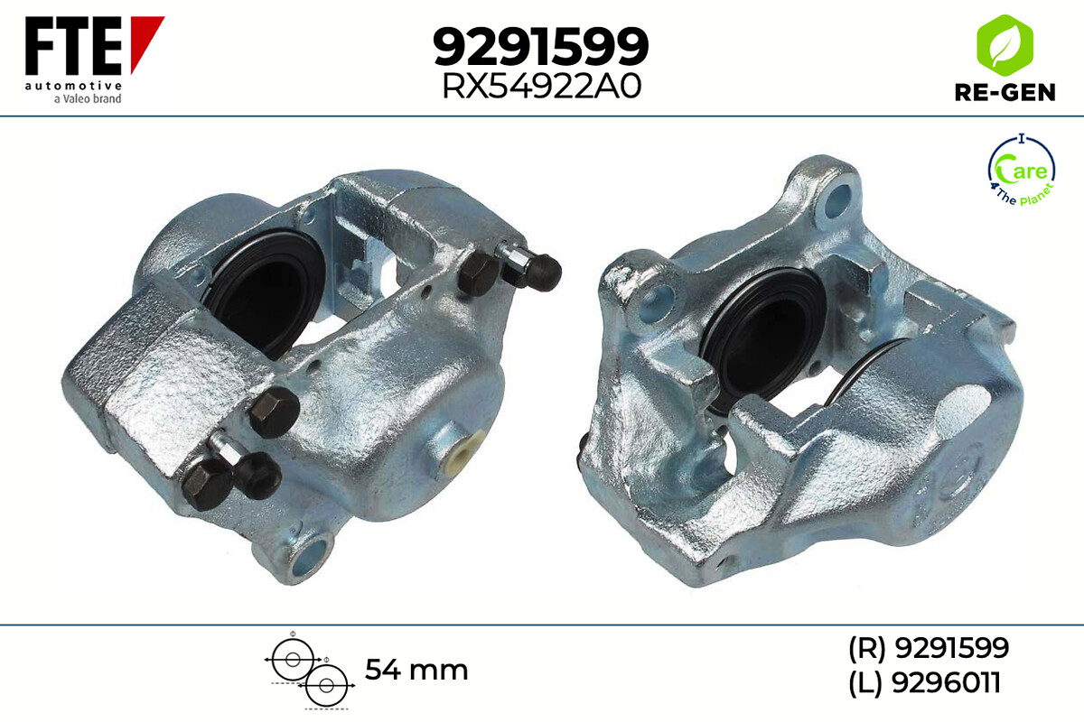 Étrier de frein FTE automotive GmbH ref. 9291599