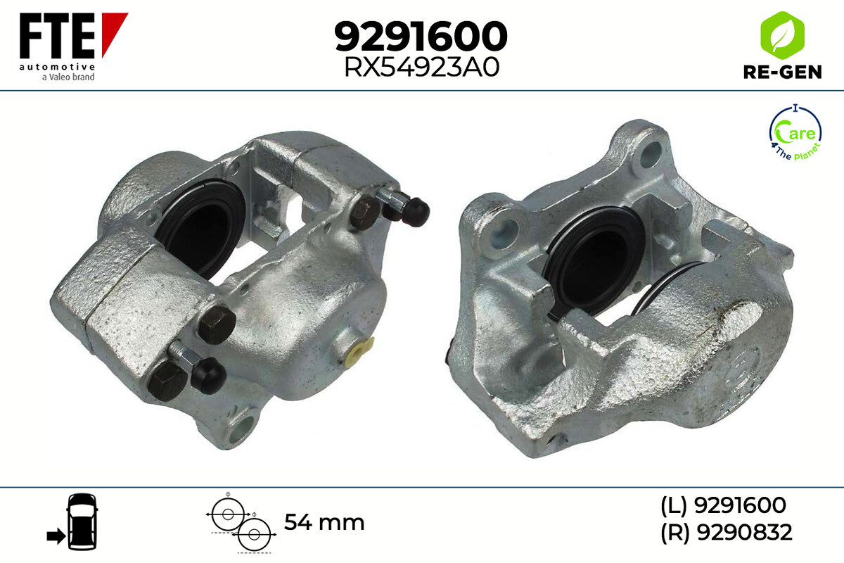 Étrier de frein FTE automotive GmbH ref. 9291600