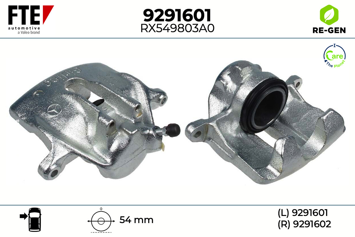 Étrier de frein FTE automotive GmbH ref. 9291601