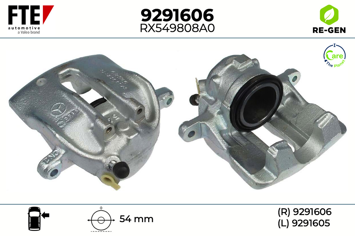 Étrier de frein FTE automotive GmbH ref. 9291606