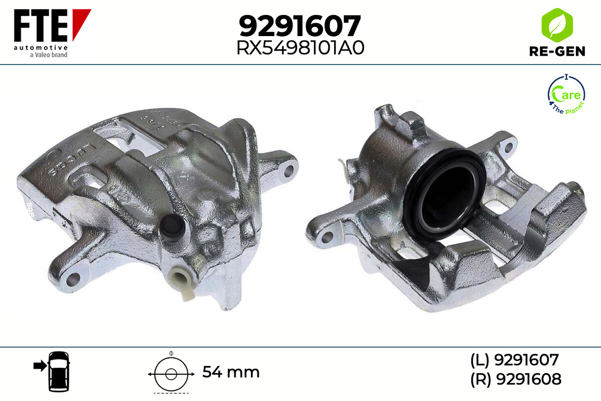 Étrier de frein FTE automotive GmbH ref. 9291607