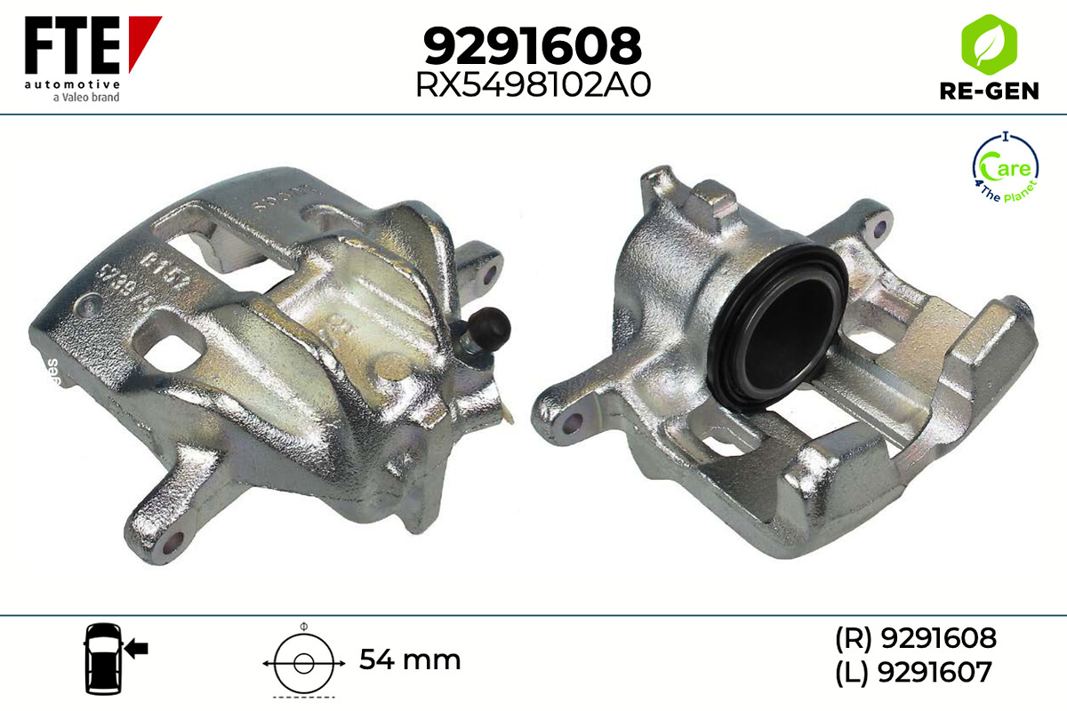 Étrier de frein FTE automotive GmbH ref. 9291608