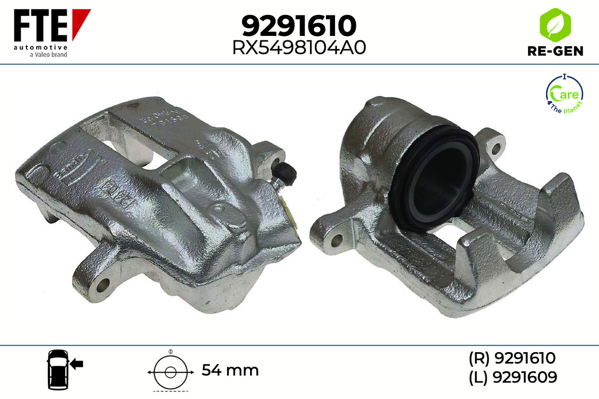 Étrier de frein FTE automotive GmbH ref. 9291610