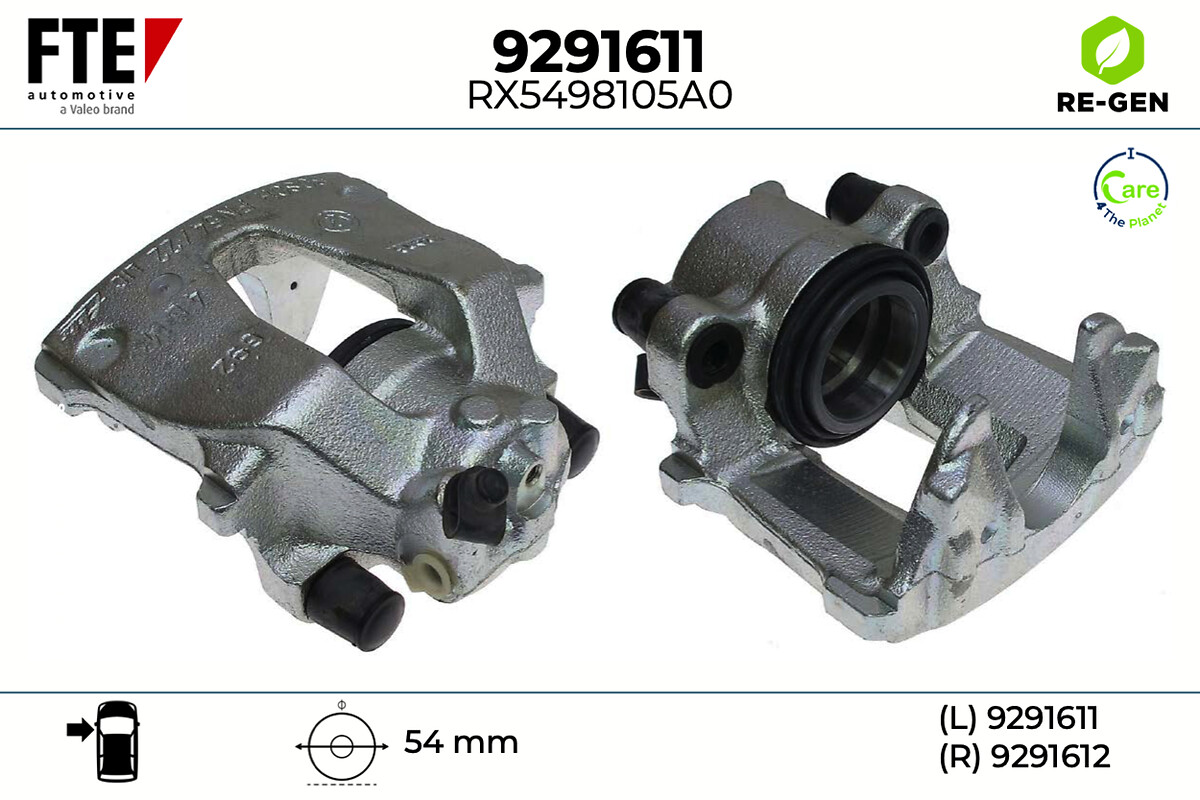 Étrier de frein FTE automotive GmbH ref. 9291611