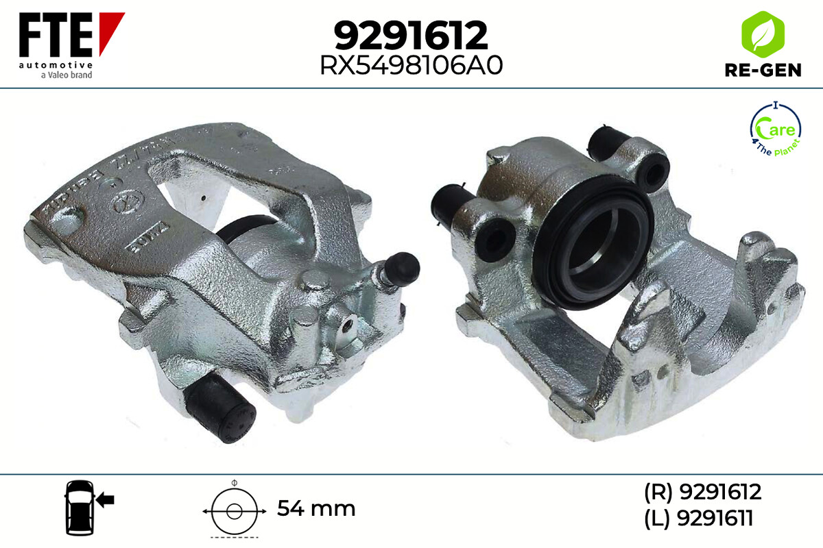Étrier de frein FTE automotive GmbH ref. 9291612