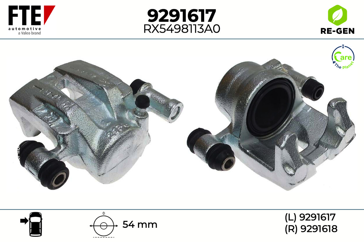 Étrier de frein FTE automotive GmbH ref. 9291617