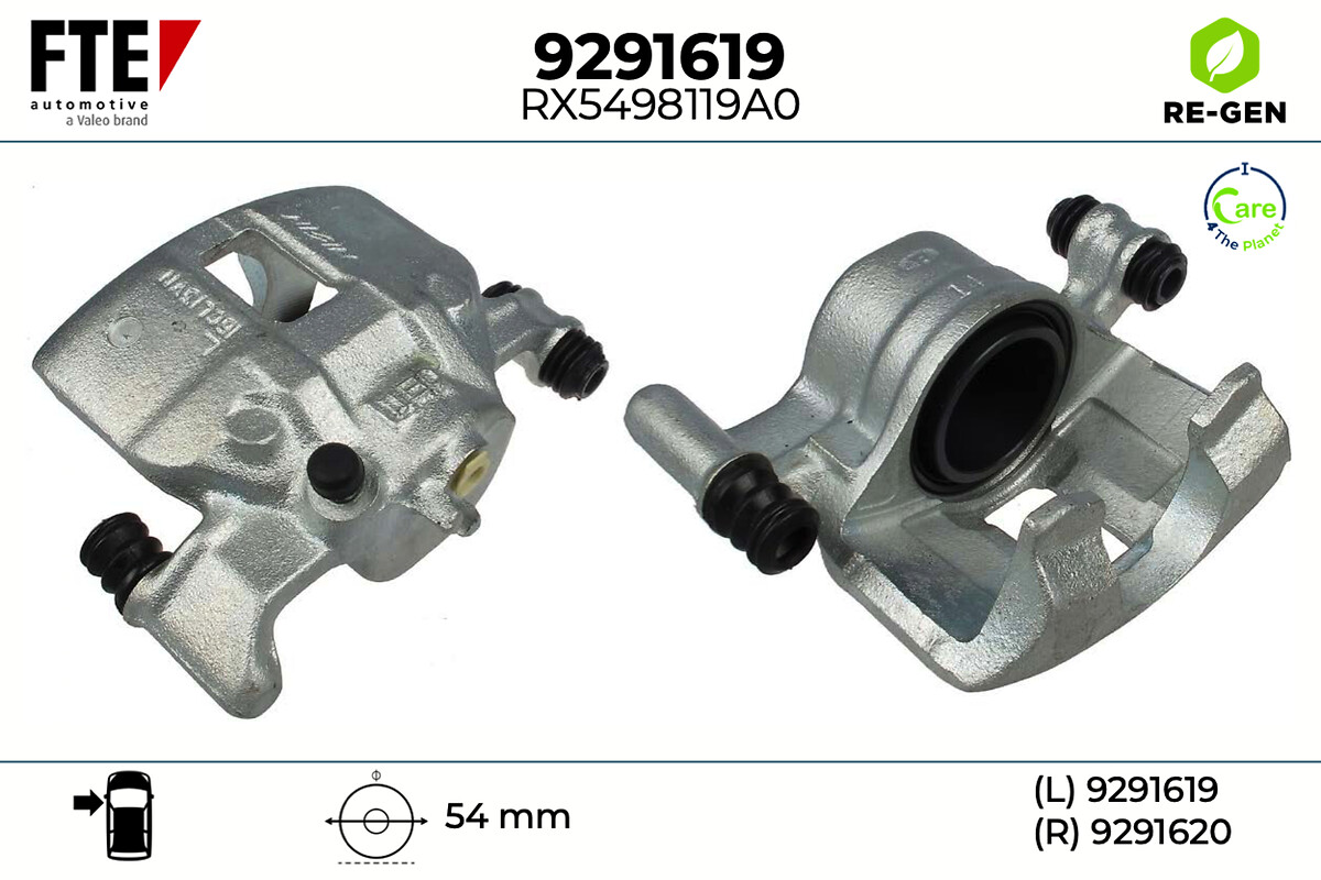 Étrier de frein FTE automotive GmbH ref. 9291619