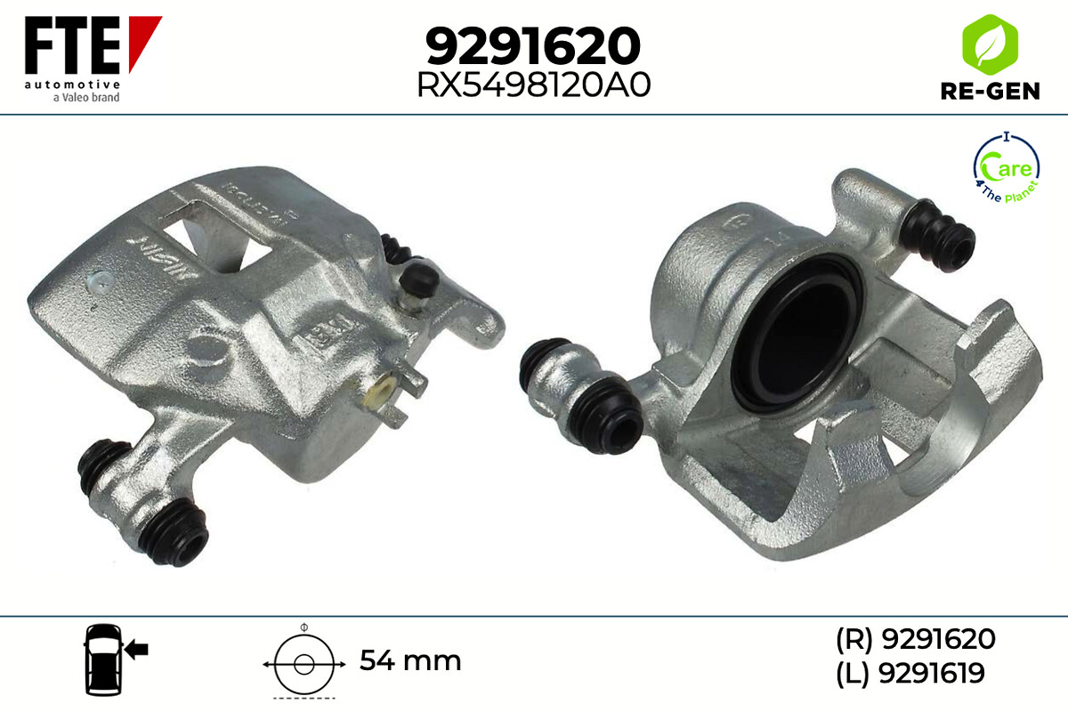 Étrier de frein FTE automotive GmbH ref. 9291620
