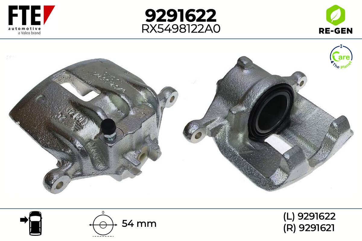 Étrier de frein FTE automotive GmbH ref. 9291622
