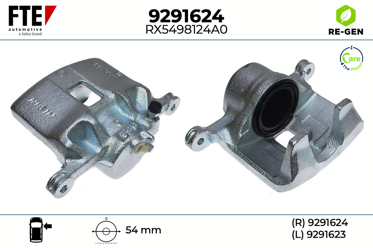 Étrier de frein FTE automotive GmbH ref. 9291624