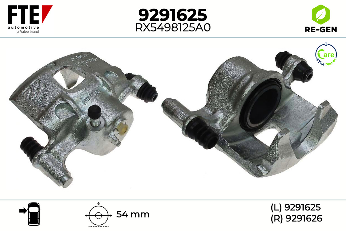 Étrier de frein FTE automotive GmbH ref. 9291625